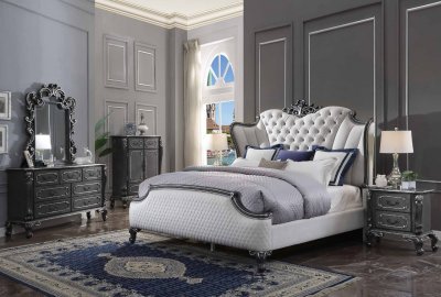 House Delphine Bedroom 28830 by Acme w/Ivory Bed & Options