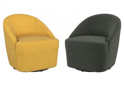 Leon Swivel Accent Chair Set of 2 903075 903076 by Coaster