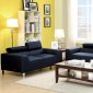 F7259 Sofa & Loveseat Set in Blue Fabric by Poundex