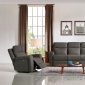 Shaw Power Motion Sofa Set 3Pc in Grey Fabric by VIG