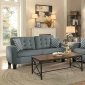 Sinclair Sofa & Loveseat Set 8202GRY-3 in Gray by Homelegance