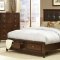 2125DB Abramo Bedroom by Homelegance in Dark Cherry w/Options