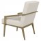 Kirra Accent Chair Set of 2 903143 in Cream Velvet by Coaster