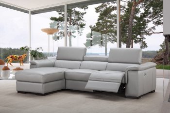 Alba A966 Sectional Sofa in Premium Leather by J&M [JMSS-Alba A966]