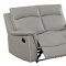 Salome Motion Sofa & Loveseat Set CM6798 in Light Gray w/Options