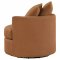 Debbie Swivel Accent Chair Set of 2 902275 Burnt Orange -Coaster