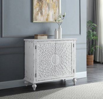 Daray Console Table AC00286 in Antique White by Acme [AMCT-AC00286 Daray]