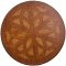 Lucie Round Dining Table CM3788RT in Brown Cherry w/Options