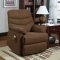 Elevated Power Lift Chair 9769BR in Microfiber by Homelegance