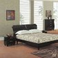 Dark Espresso High Gloss Finish Stylish Bedroom Set