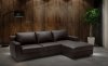 Taylor Sectional Sofa Sleeper in Premium Leather by J&M