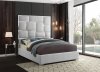 Milan Bed in White Faux Leather by Meridian w/Options