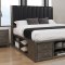 Phoenix Bedroom 205470 in Coco Gray & Black by Coaster w/Options