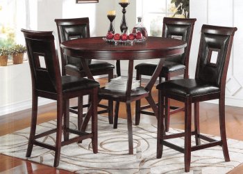 71605 Oswell 5Pc Counter Height Dining Set by Acme [AMDS-71605-71608 Oswell]