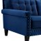 Jonathan Sofa TOV-S77 in Navy Velvet Fabric by TOV Furniture