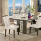 Luminar CM3559T Dining Table w/LED Lights in Gray w/Options