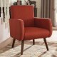 902782 Accent Chair Set of 2 in Orange Fabric by Coaster