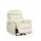 Ava Recliner 59692 in Beige Leather Match by Acme