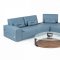 Enjoy Sectional Sofa in Blue Leather by VIG