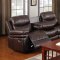 7272 Reclining Sofa in Espresso Bonded Leather w/Options