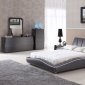 Lisa Bedroom in Black Leatherette by American Eagle w/Options