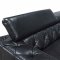 Hilton Sectional Sofa in Black Premium Leather by J&M