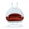 Wicker Hanging Double Egg Swing Chair ESCW-57DOR by LeisureMod