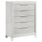 Marmore Bedroom 224961 in White by Coaster w/Options