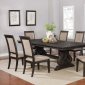 Whitney Dining Table 121281 Burnished Black by Coaster w/Options