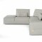 Enjoy Sectional Sofa in Gray White Full Leather by VIG