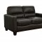 Chevy Sofa & Loveseat Set MNY2648 in Black w/Options