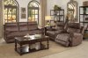 Aggiano Power Recliner Sofa 9911DBR in Dark Brown by Homelegance