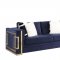 Virrux Sofa LV00293 in Blue Velvet & Gold by Acme w/Options