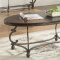 720548 Coffee Table 3Pc Set in Brown Cherry by Coaster w/Options