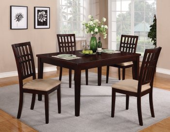 103341 Dining Table by Coaster in Dark Cherry w/Options [CRDS-103341]