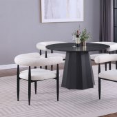 Camden Dining Set 5Pc 17350 in Black by Coaster