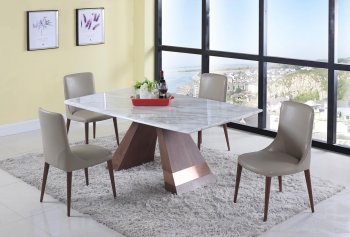 Scarlett Dining Table 5Pc Set by Chintaly [CYDS-Scarlett]