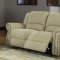 9708CN Quinn Motion Sofa in Beige Chenille Fabric by Homelegance