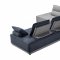 Glendale Sectional Sofa in Blue & Grey Fabric by VIG