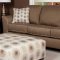 16155 Havana Sofa & Loveseat in Pecan Fabric by Chelsea