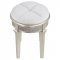 Evangeline Vanity Set 223397 in Silver Oak by Coaster w/Stool