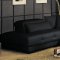 Black, Ivory or Brown Full Leather Modern Sectional Sofa