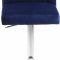 Joel Bar Stool 710 Set of 4 Navy Velvet Fabric by Meridian