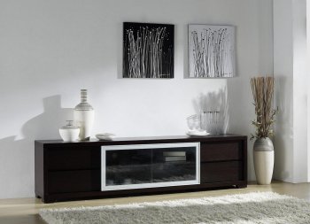 Reflex TV Stand by Beverly Hills Furniture in Wenge [BHTV-Reflex]