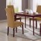 Cherry Finish Sleek Contemporary 5Pc Dinette Set