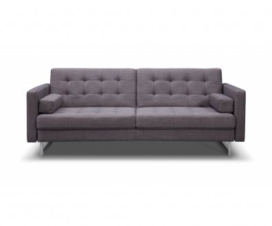 Giovanni Sofa Bed in Grey Fabric by Whiteline