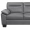 Denizen Sofa & Loveseat Set 9537DGY Dark Gray - Homelegance