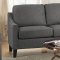 Zapata Sofa & Loveseat Set 53755 in Gray Linen by Acme w/Options