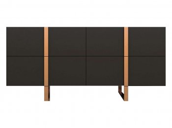 Viceroy Dresser in Black Matte Lacquer by Casabianca [CBD-Viceroy Black]