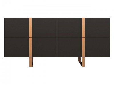 Viceroy Dresser in Black Matte Lacquer by Casabianca